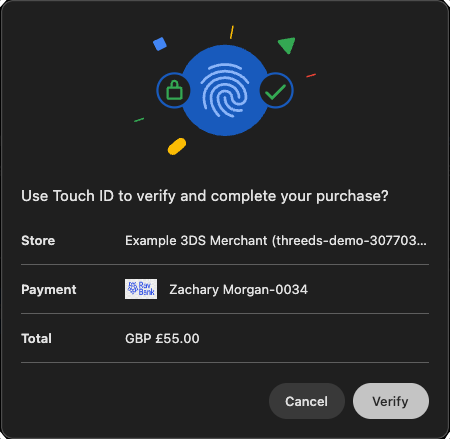 Native browser Payment Request UI