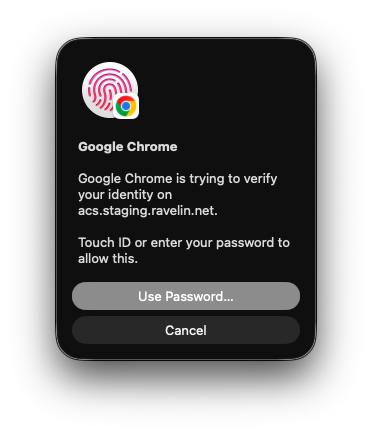 Touch ID Authentication